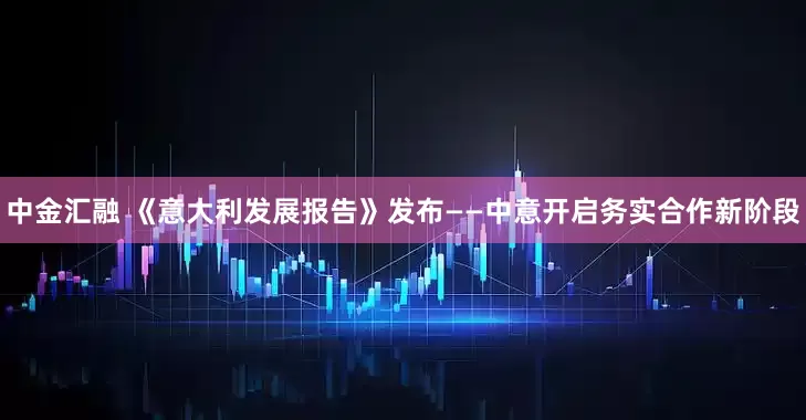 中金汇融 《意大利发展报告》发布——中意开启务实合作新阶段