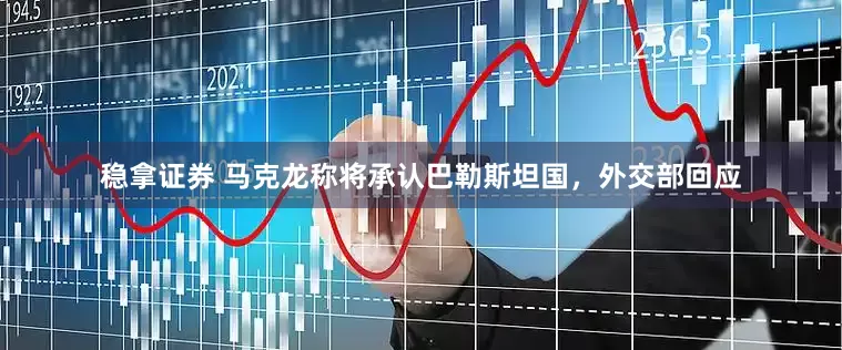 稳拿证券 马克龙称将承认巴勒斯坦国，外交部回应